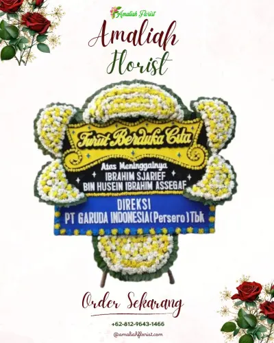 Papan Bunga Duka di Sidoarjo Kota