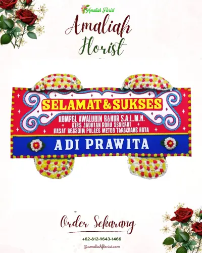 Karangan Bunga Ucapan Selamat di Sidoarjo Kota